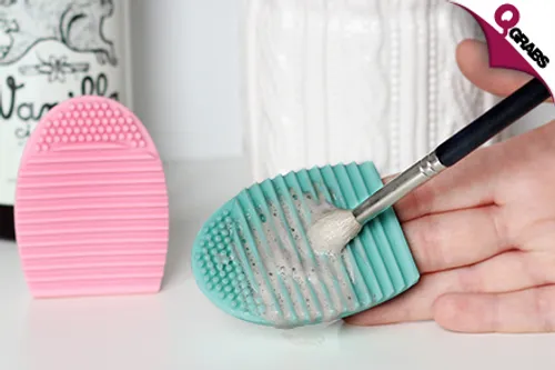 From QR15, Clean All Those Bristles with a BrushEgg Makeup Brush Cleaning Tool! (Up to QR58 Value)